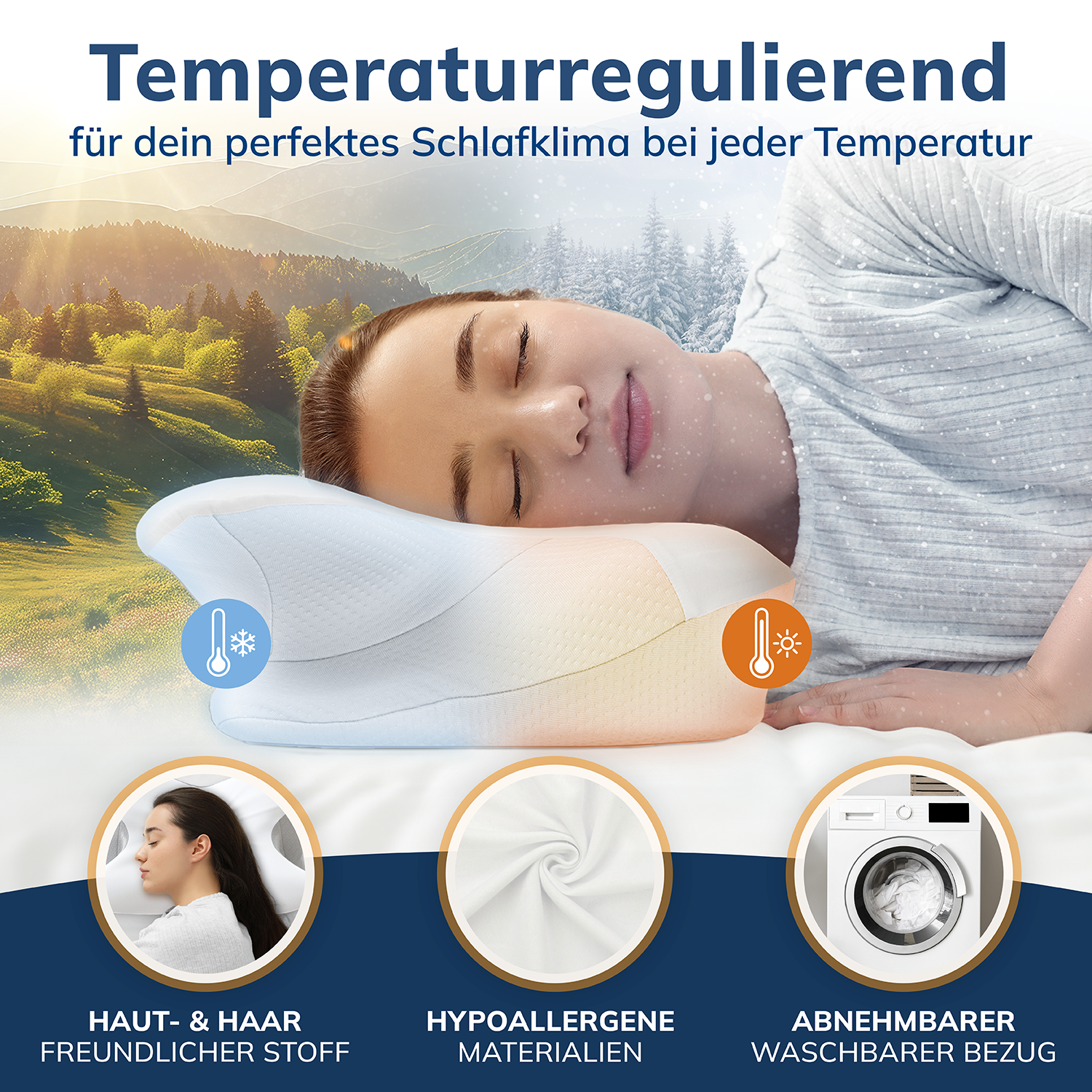 Ergonomic neck pillow