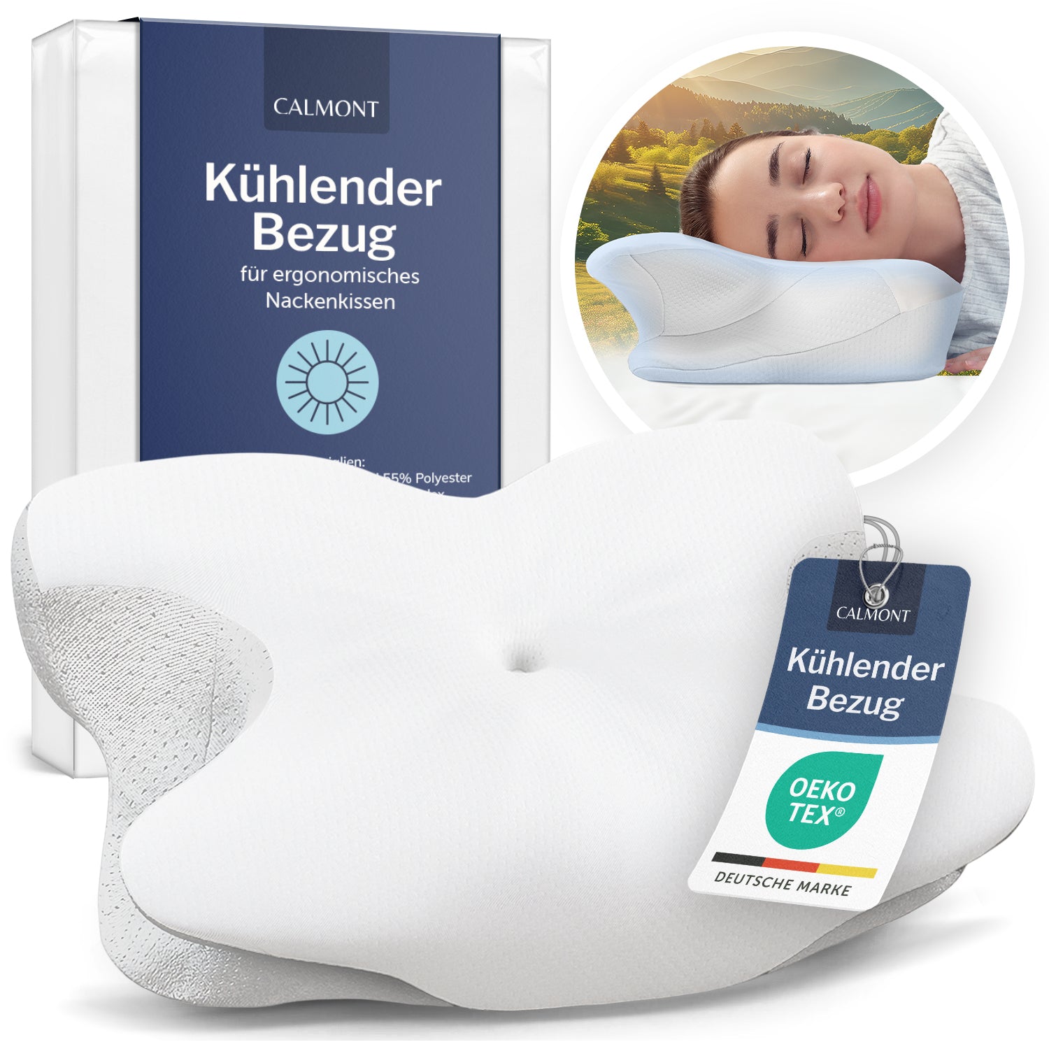 Extra cover for orthopedic neck pillow