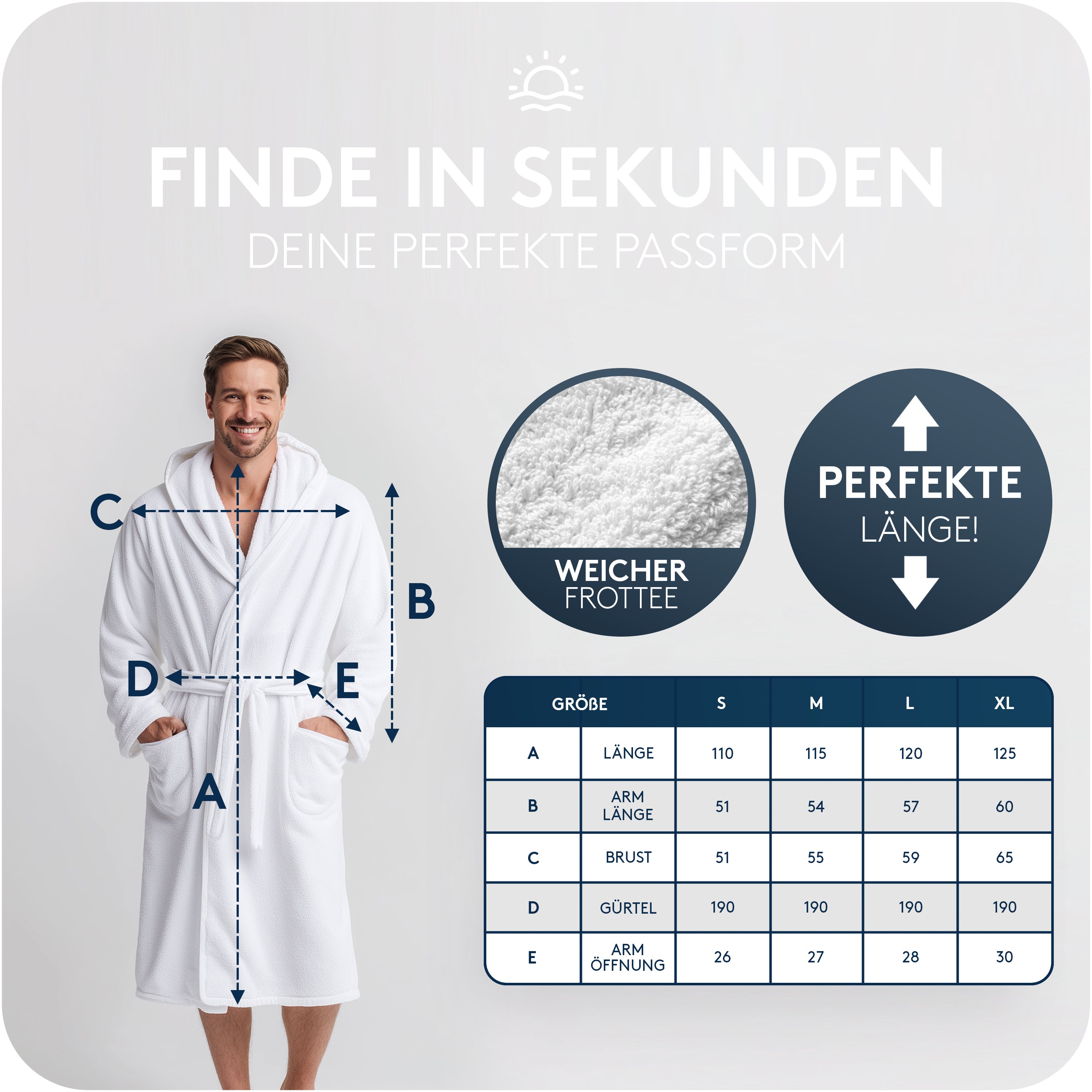 Women's bathrobe in cozy hotel quality