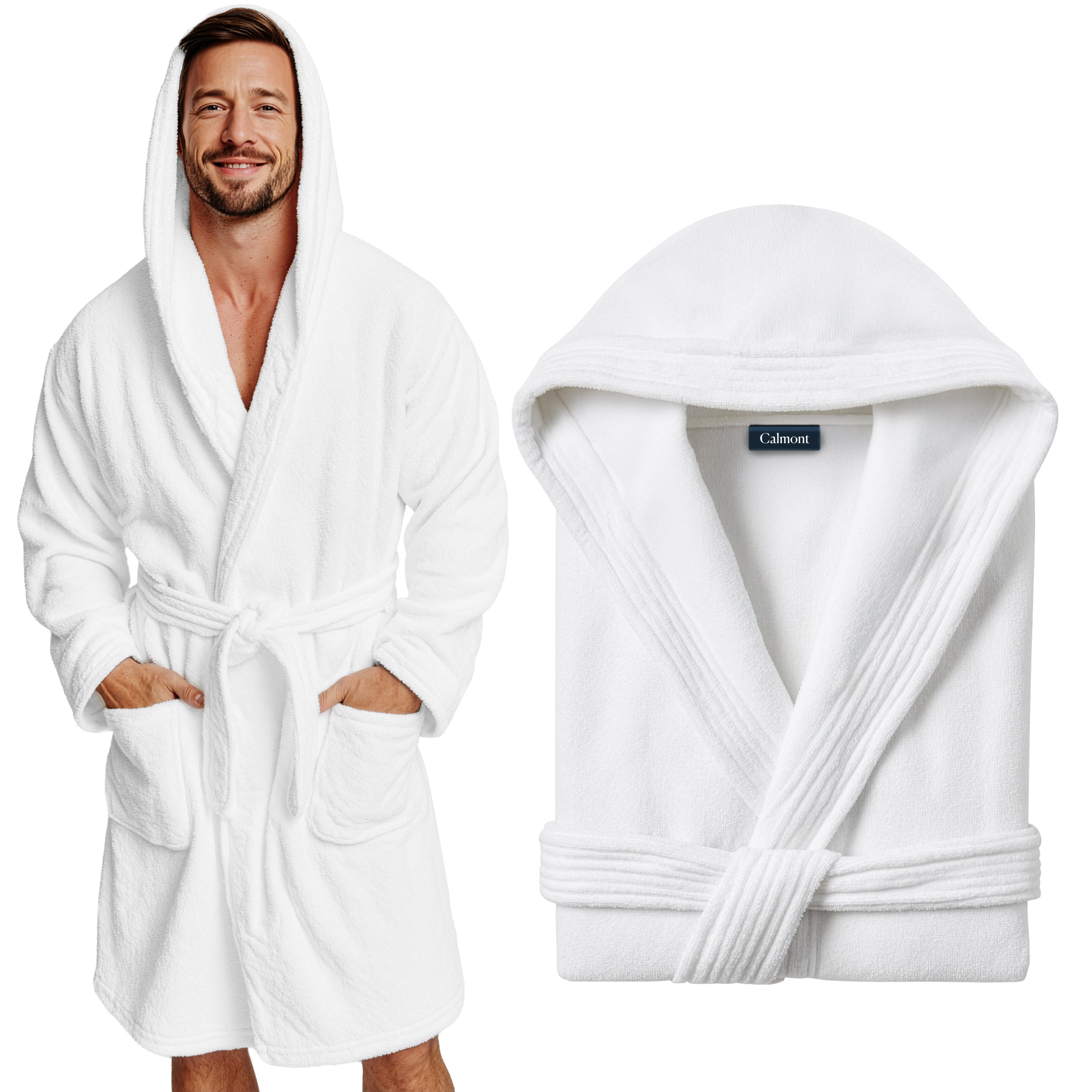 Women's bathrobe in cozy hotel quality