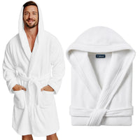 Women's bathrobe in cozy hotel quality